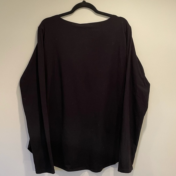Black Franc Long Sleeve Tshirt - Picture 2 of 3